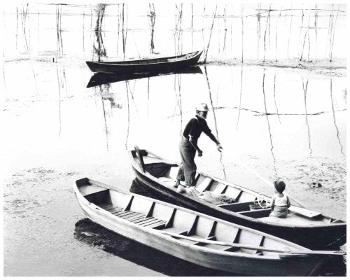 Harold Miller Null, Fisherman with Child, Original Photograph, 1950s-ZCI-1379189