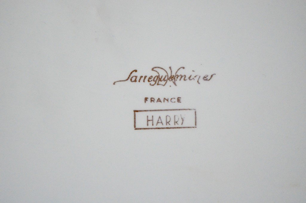 Harry Cake Dish from Faïence de Sarreguemines, 1960s