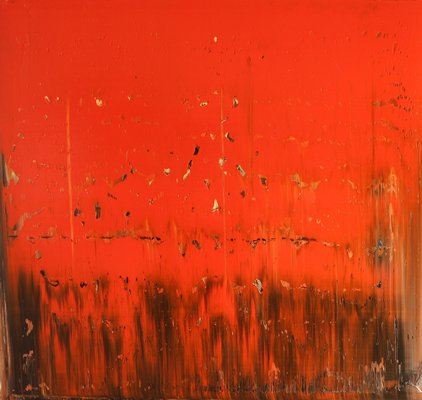 Harry James Moody, Abstract Red 2, 2019, Oil on Canvas-CHG-2037317