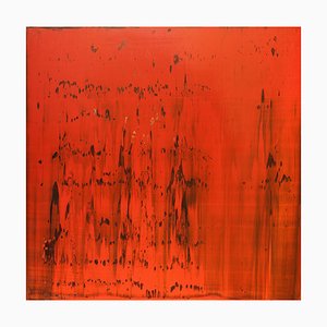 Harry James Moody, Abstract Red 3, 2019, Oil on Canvas-CHG-2037318