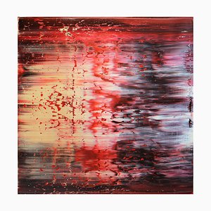 Harry James Moody, Abstract Red Black 2, 2019, Oil on Canvas-CHG-2037329