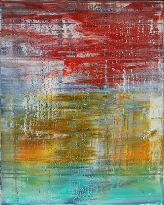 Harry James Moody, Abstract with Red N°161, 2016, Oil on Canvas-CHG-1276438