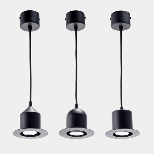 Hat Pendant Lamps by Büro Famos, Set of 3