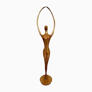 Hattakitkosol Somchai, Large Dancer Sculpture, 1969, Brass-OPE-1451324