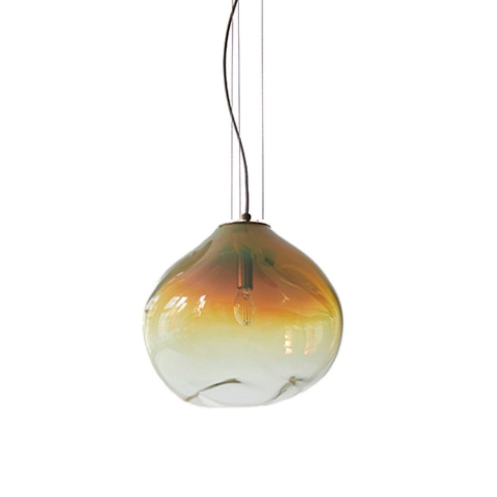 Haumea Amorph Amber Iridescent L Pendant by Eloa