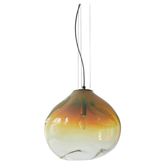 Haumea Amorph Amber Iridescent M Pendant by Eloa