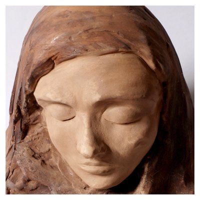 Head of a Woman Sculpture by Tono Zancanaro for Tono Zancanaro, 1950s-NJV-571948