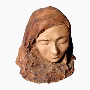 Head of a Woman Sculpture by Tono Zancanaro for Tono Zancanaro, 1950s-NJV-571948