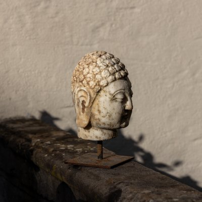 Head of Buddha in Marble-VEI-1744288