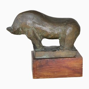 Headless Animal Sculpture, 1950s, Bronze-SYQ-1283997