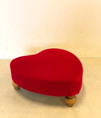 Heart-Shaped Footrest, 1940s-NPC-898901