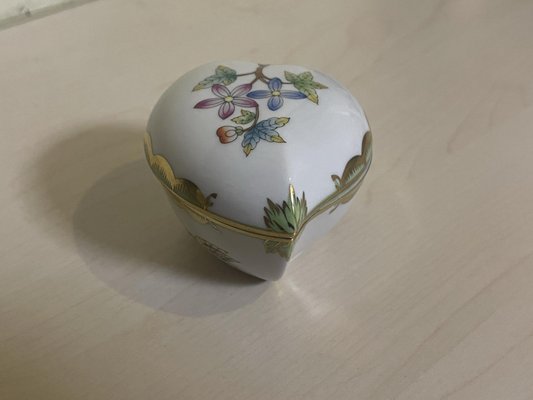 Heart-Shaped Sugar Box from Herend-PXE-1786247