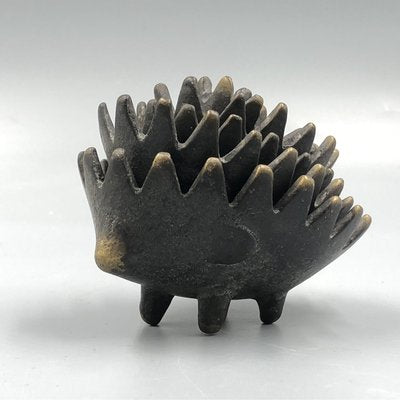 Hedgehog Stack Ashtray Set in Bronze by Walter Bosse, 1950s, Set of 5-XOP-2028081