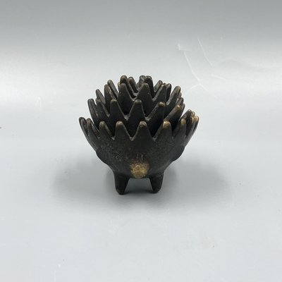 Hedgehog Stack Ashtray Set in Bronze by Walter Bosse, 1950s, Set of 5-XOP-2028081