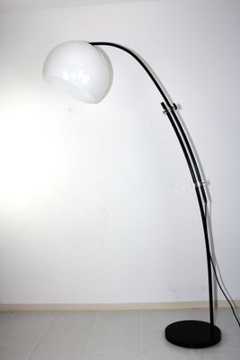 Height-Adjustable Arc Floor Lamp, 1970s-ZWH-2020546