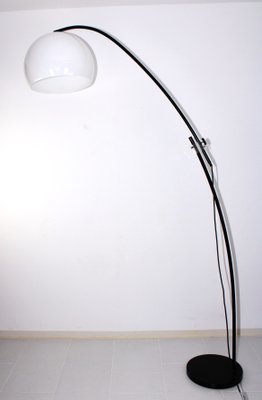 Height-Adjustable Arc Floor Lamp, 1970s-ZWH-2020546