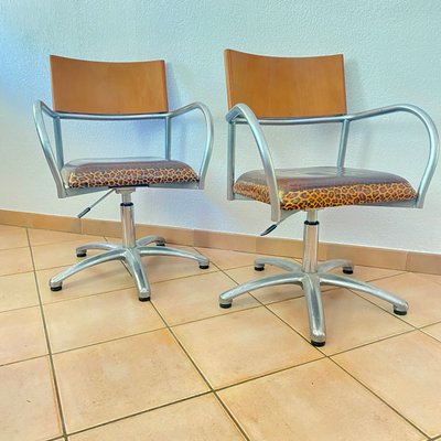 Height Adjustable Chairs, 1980s, Set of 2-CQE-925841