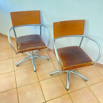 Height Adjustable Chairs, 1980s, Set of 2-CQE-925841