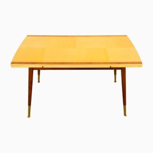 Height-Adjustable Coffee Table in Maple & Beech, 1950s-PRK-2034047