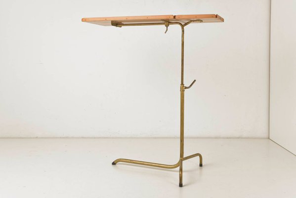 Height-Adjustable Side Table from Hausmann A.G., Switzerland, 1920-LOB-1050265