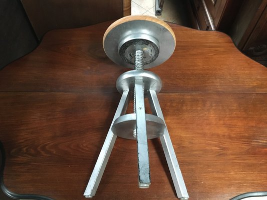 Height Adjustable Tripod Stool, 1970s-WQQ-1033037