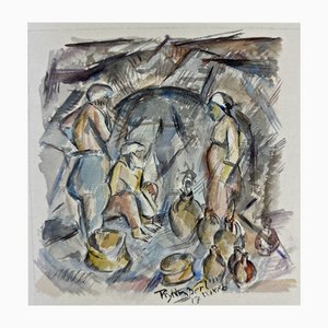 Heinrich Richter-Berlin Watercolor, November Group Expressionst, 1917, Paper-QFT-2016475