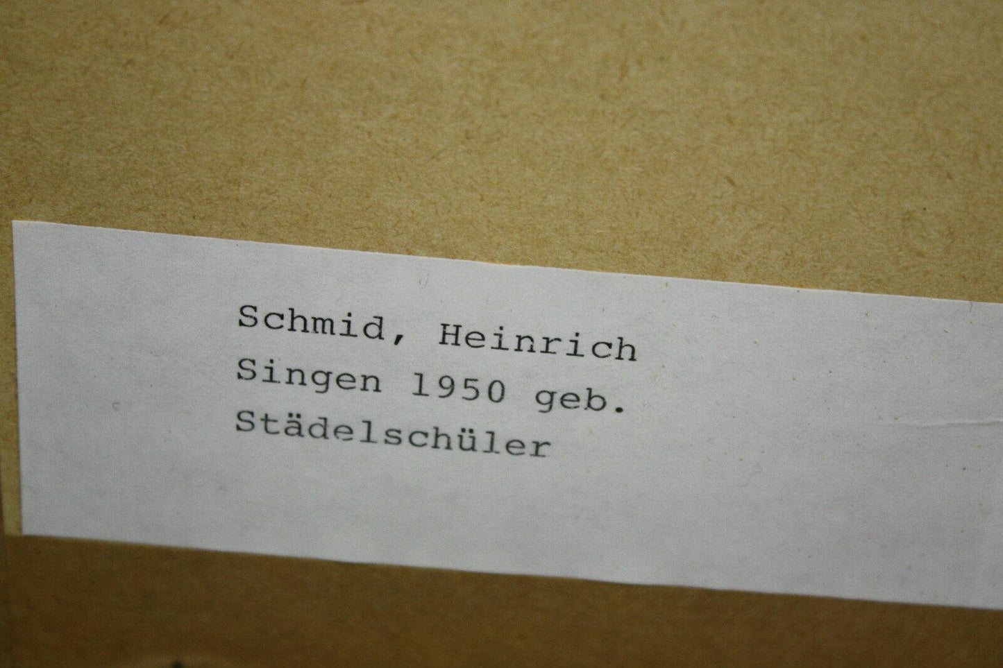 Heinrich Schmid, 1981, Berlin 1, Singing Städel Kruck Students, Mixed Media