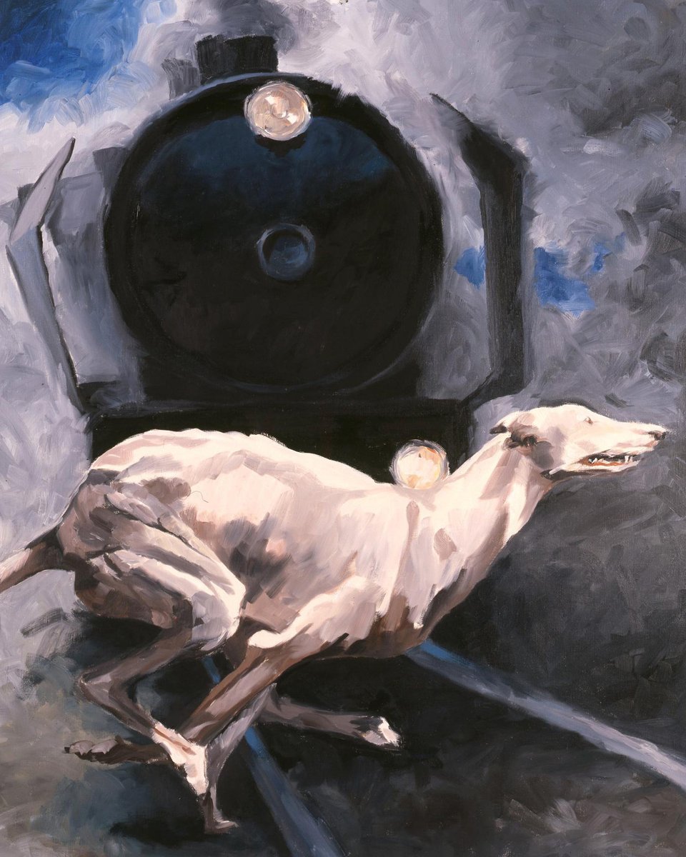 Helen Uter, Chiens N.1, 1998, Oil on Canvas