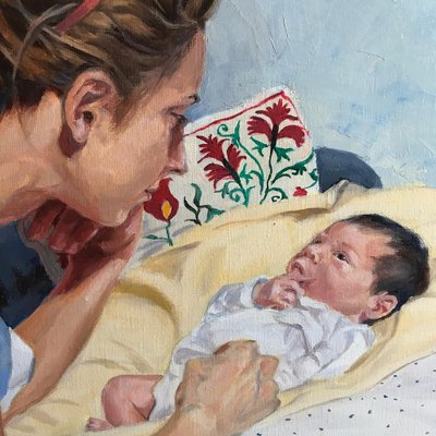 Helen Uter, Mother, 2023, Oil on Canvas-CHG-2037022