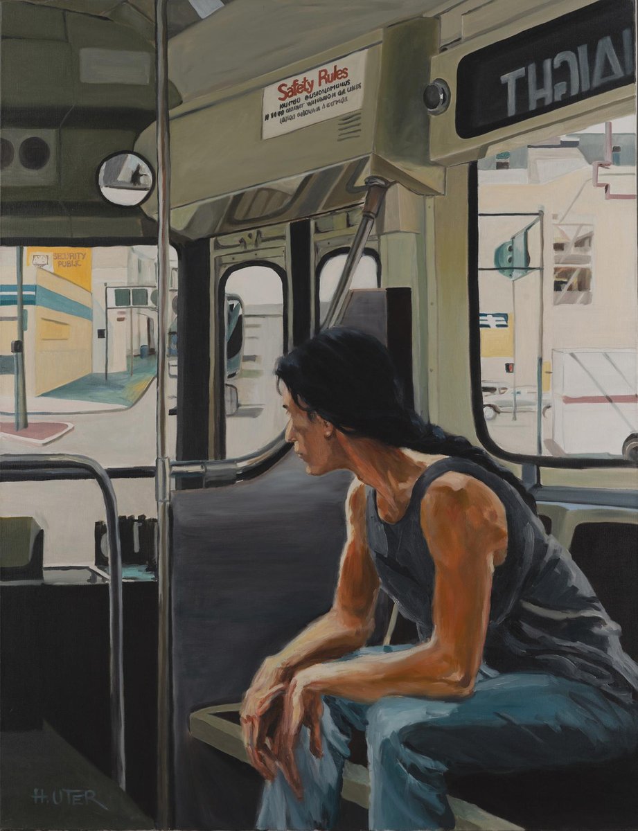 Helen Uter, Safety Rules, 2001, Oil on Linen