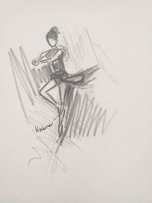 Helen Warner, Bouncing On Ice, 2011, Pencil on Paper-CHG-2036897