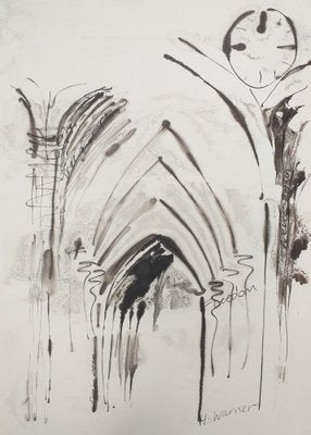 Helen Warner, Door of Freedom, 2009, Ink on Paper-CHG-2036902