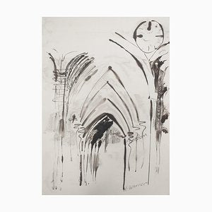 Helen Warner, Door of Freedom, 2009, Ink on Paper-CHG-2036902