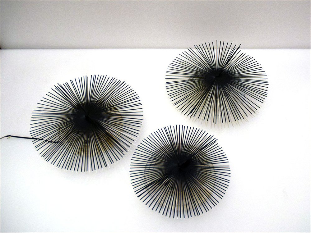 Helios Wall Lamps by Riccardo Blumer, 1980s