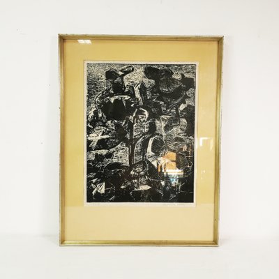 Helle Thorborg, Composition, Lithograph, 1964, Framed-ZTG-1806412