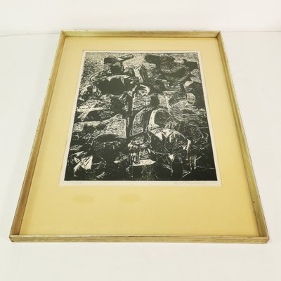 Helle Thorborg, Composition, Lithograph, 1964, Framed-ZTG-1806412