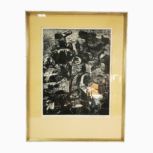 Helle Thorborg, Composition, Lithograph, 1964, Framed-ZTG-1806412