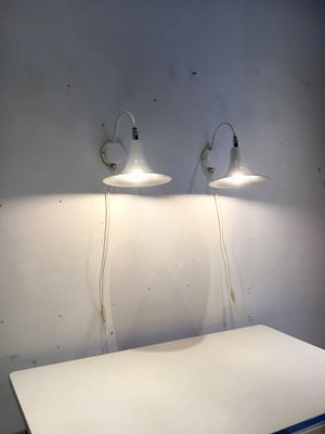 Hemi Wall Lamps from Börje Claes, 1970s, Sweden, Set of 2-SU-999113