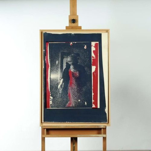 Henk Van Der Vet, Ger, 1963, Photo Emulsion on Linen