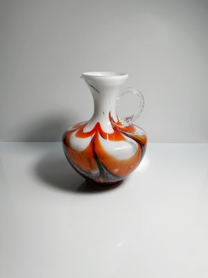 Henkelvase Opaline Fiorentina Glass Vase by Carlo Moretti, 1970s-VTK-2020069