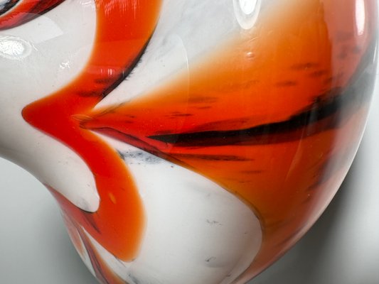 Henkelvase Opaline Fiorentina Glass Vase by Carlo Moretti, 1970s-VTK-2020069