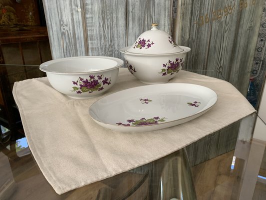 Henneberg Porcelain 1777 Dinner Set, 1960s, Set of 3-OXJ-1734662