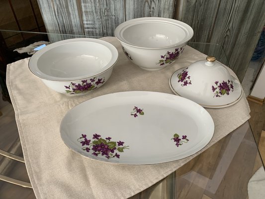 Henneberg Porcelain 1777 Dinner Set, 1960s, Set of 3-OXJ-1734662