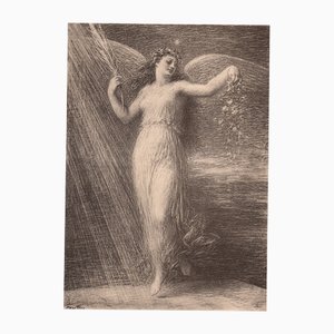 Henri Fantin-Latour, l'Immortalité, 1898, Lithograph & Paper-YWW-2016631