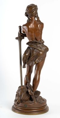 Henri Honoré Plé, David Victor, 19th-Century, Patinated Bronze-UQL-1167453