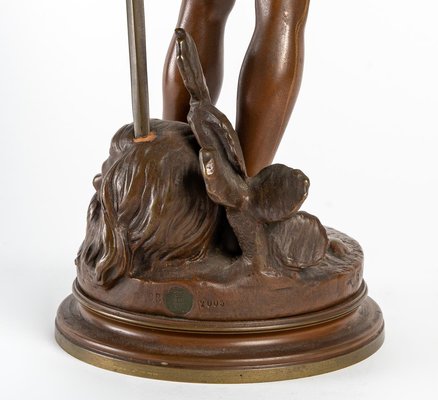 Henri Honoré Plé, David Victor, 19th-Century, Patinated Bronze-UQL-1167453