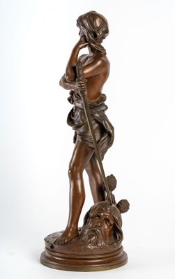 Henri Honoré Plé, David Victor, 19th-Century, Patinated Bronze-UQL-1167453