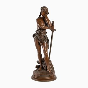 Henri Honoré Plé, David Victor, 19th-Century, Patinated Bronze-UQL-1167453