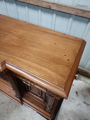 Henri II Renaissance Solid Walnut Sideboard-AED-1783517