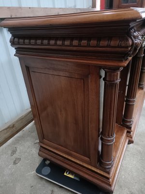 Henri II Renaissance Solid Walnut Sideboard-AED-1783517